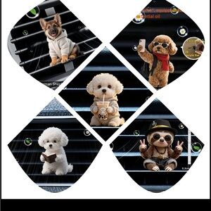 Car Dashboard Decoration with Sterile Pads for Custom Scent